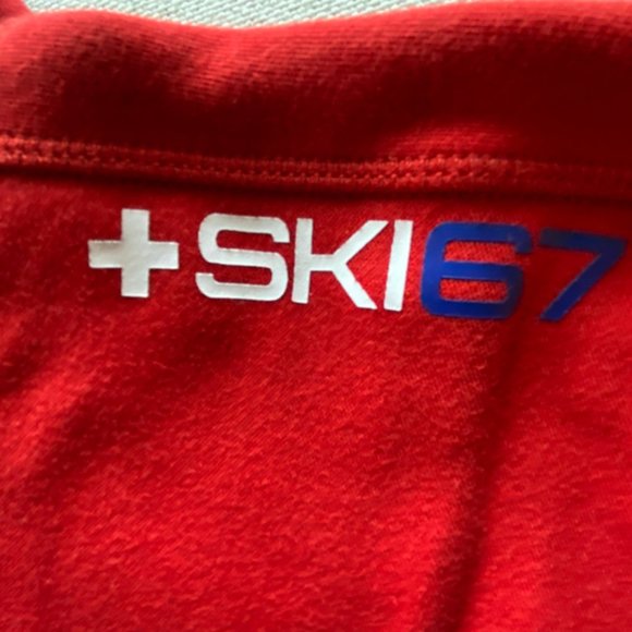 Polo Ralph Lauren Men's New Red Interlock Micro Fleece SKI 67 Jacket Size Medium - Picture 14 of 16